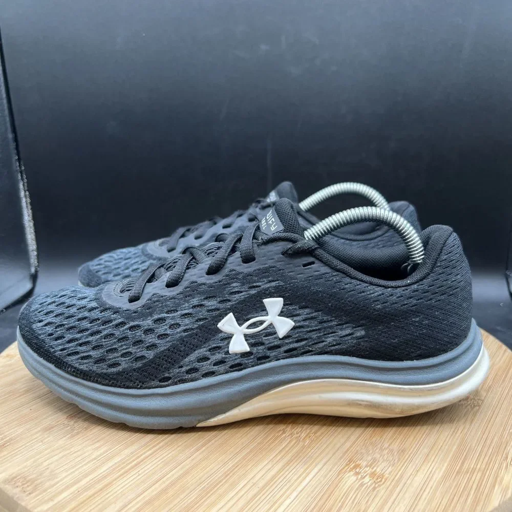 Under Armour Liquify Rebel Womens Size 7.5 Running Shoes Trainers Sneakers Black